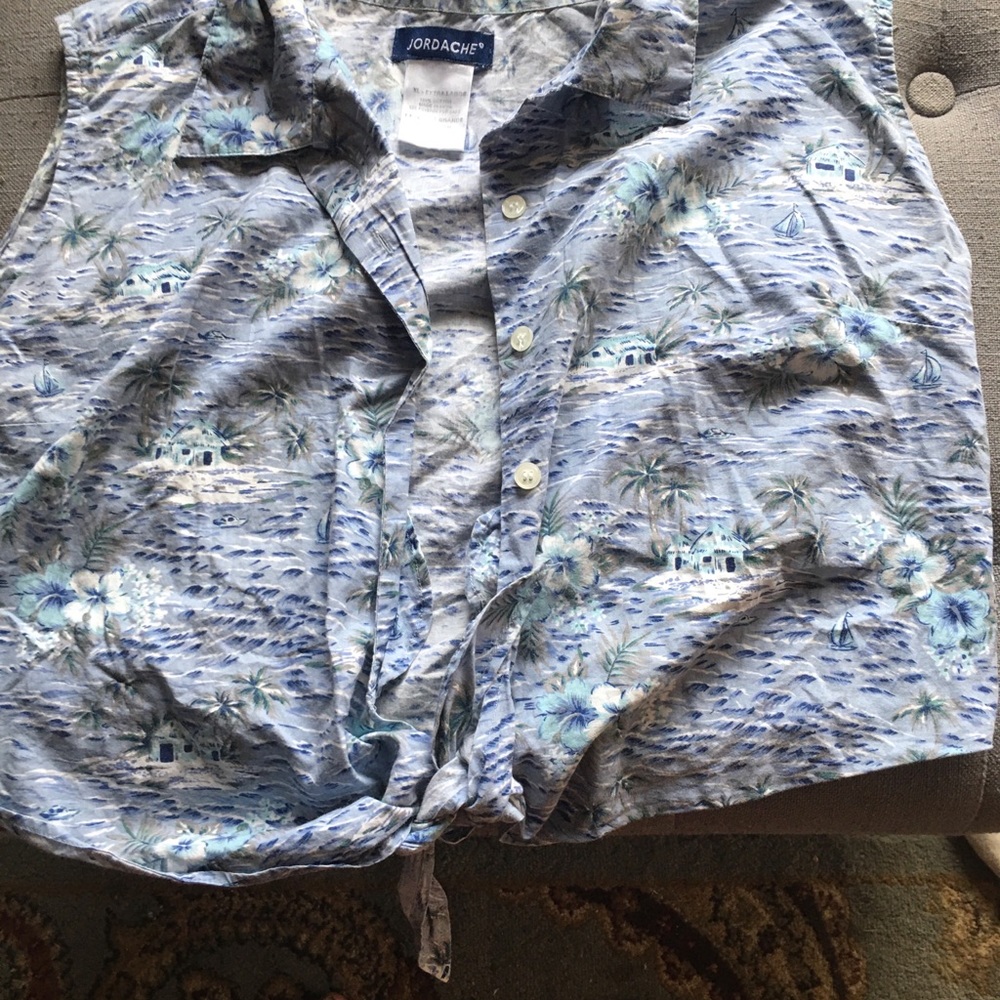 Jordache Button/tie